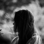 woman smoking weed